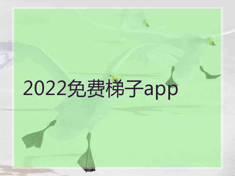 2022免费梯子app